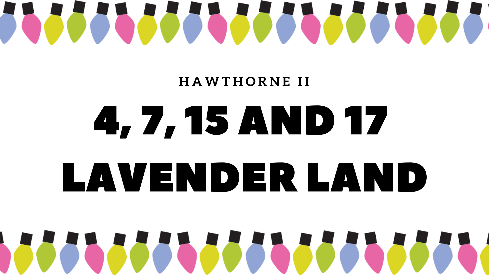 Lavender Lane, Bloomington